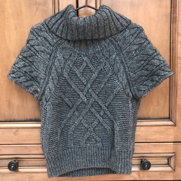 LOFT GRAY CHUNKY SWEATER - Picture 2 of 4